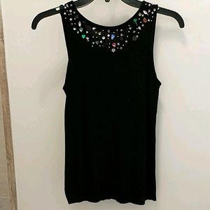 Embellished tank top